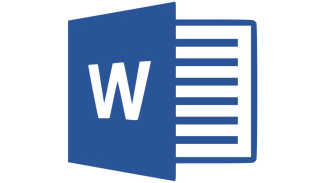 Microsoft Word Logo 2013-2019
