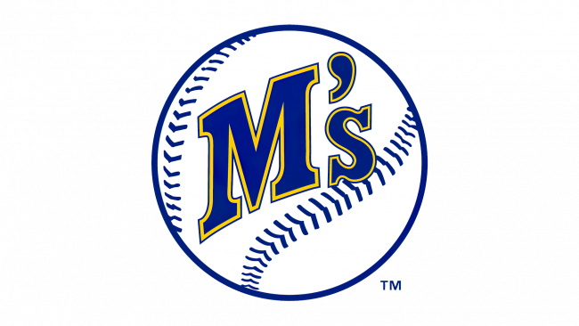 Seattle Mariners Logo 1987-1992