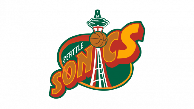Seattle Sonics Logo 1996-2001