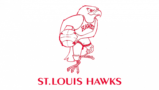 St. Louis Hawks Logo 1957-1968