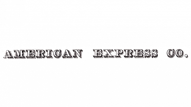 American Express Logo 1853-1974