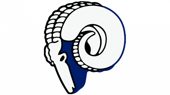 Cleveland Rams logo 1944-1945