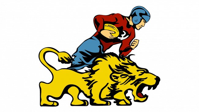 Detroit Lions Logo 1952-1960