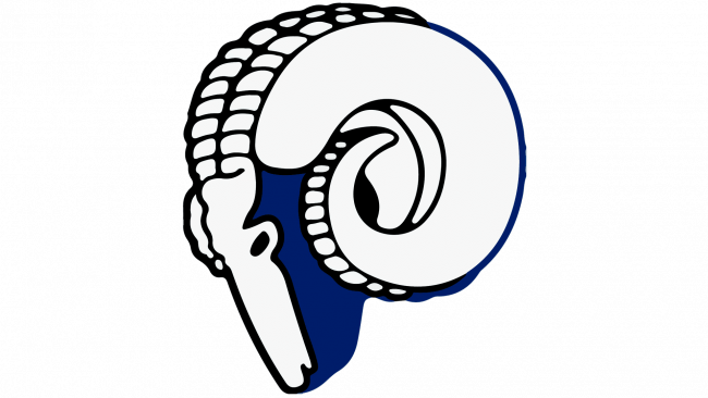Los Angeles Rams logo 1946-1950