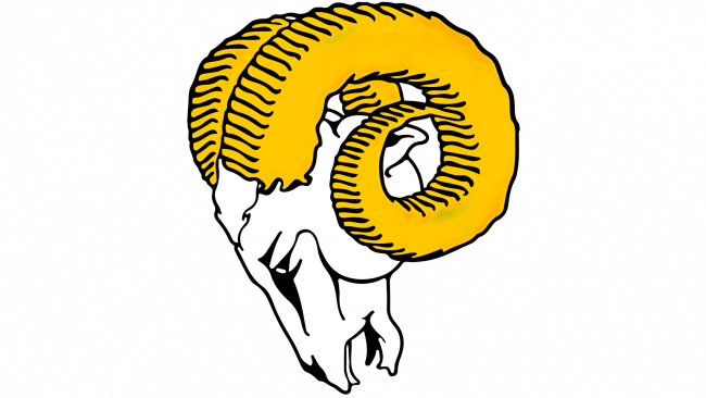 Los Angeles Rams logo 1951-1969