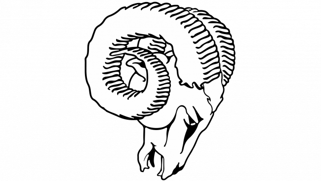 Los Angeles Rams logo 1970-1982