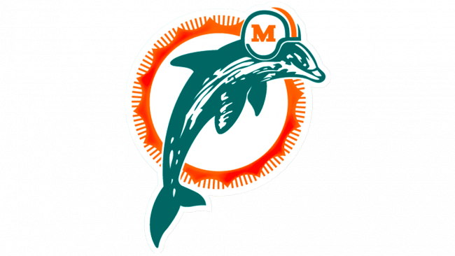 Miami Dolphins Logo 1989-1996