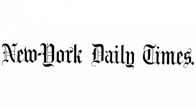 New York Daily Times Logo 1851-1857