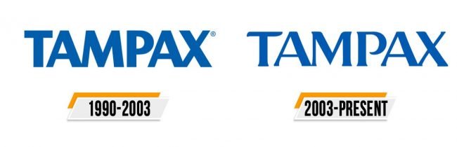 Tampax Logo Histoire