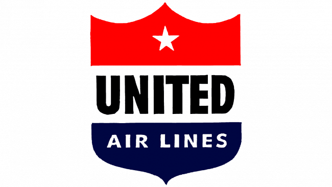 United Airlines Logo 1940-1954