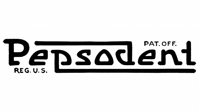 Pepsodent Logo 1901-1948