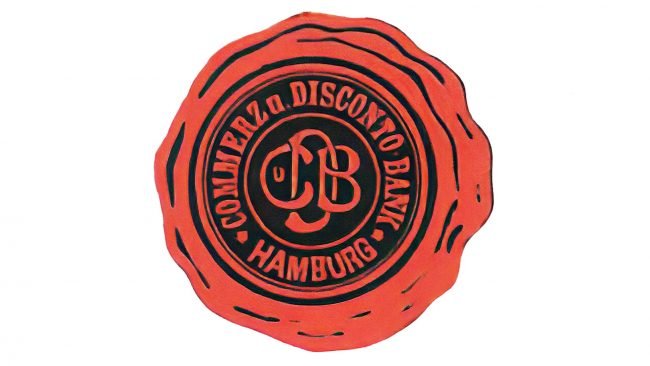 Commerz Disconto Bank Logo avant 1920
