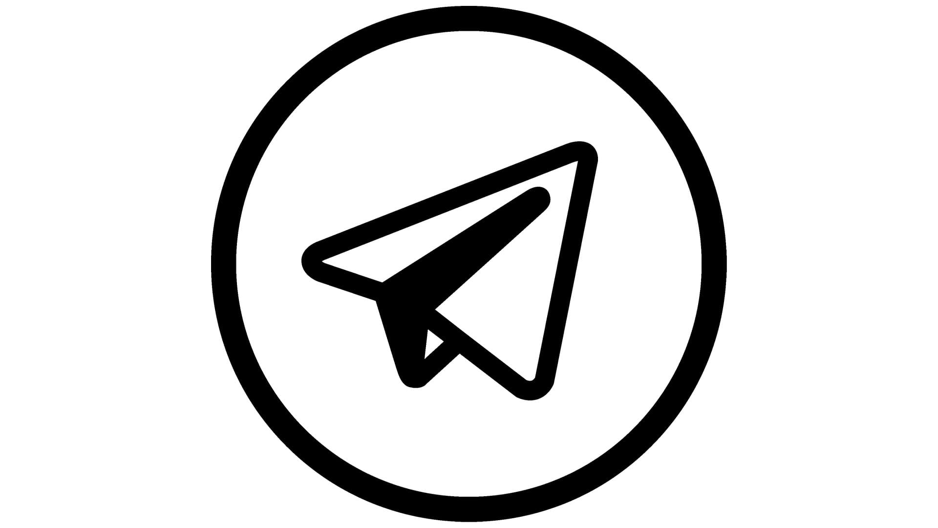 Логотип телеграмма