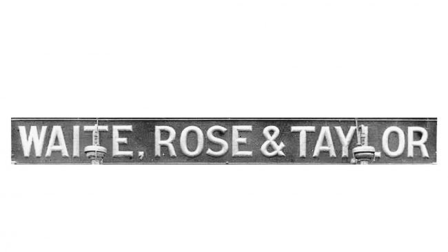 Waite, Rose & Taylor Logo 1904-1908