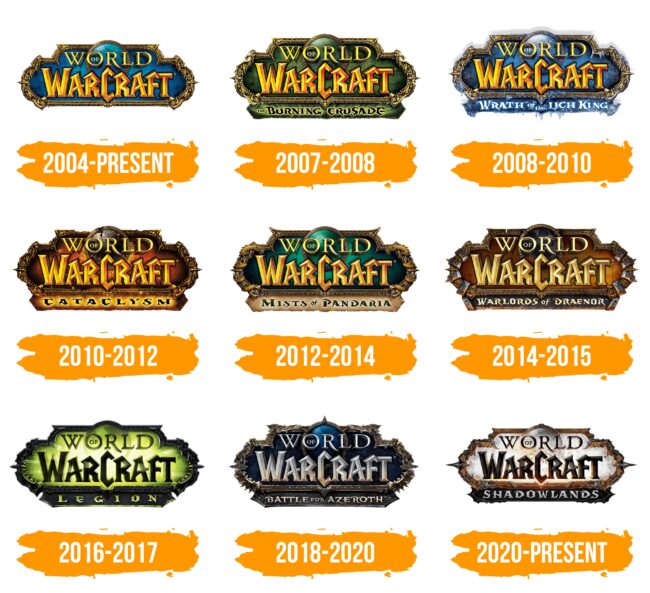 World of Warcraft Logo Histoire