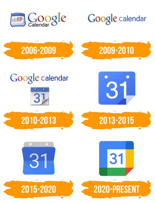 Google Calendar Logo Histoire