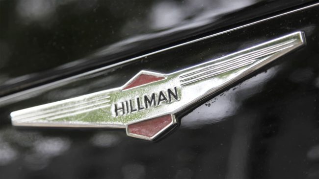 Hillman Logo with Wings