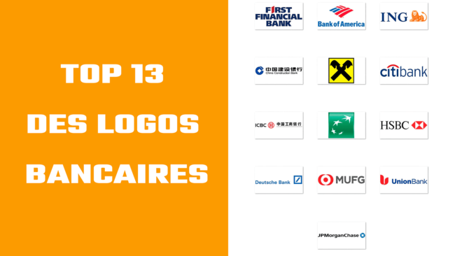 Top 13 des logos bancaires