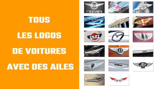Tous les logos de voitures avec des ailes
