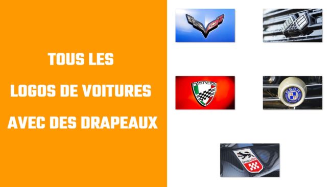 Tous les logos de voitures avec des drapeaux