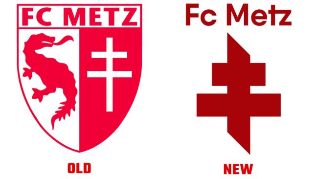 FC Metz Ancien et du Nouveau Logo (histoire)