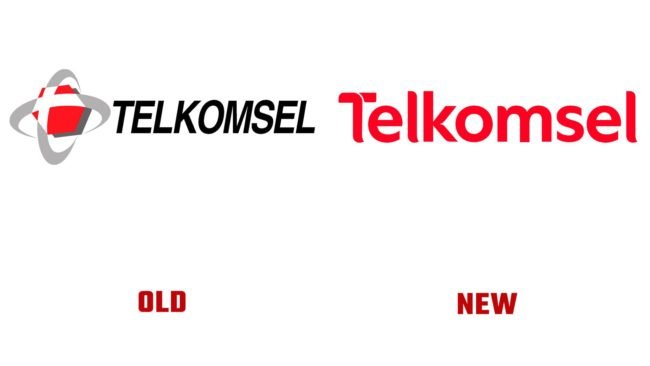 Telkomsel Ancien et du Nouveau Logo (histoire)
