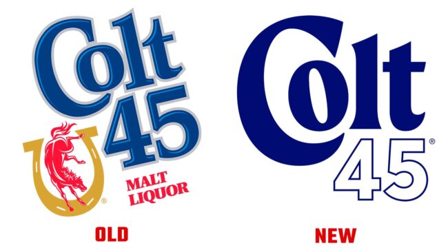 Colt 45 Ancien et Nouveau logo (histoire)