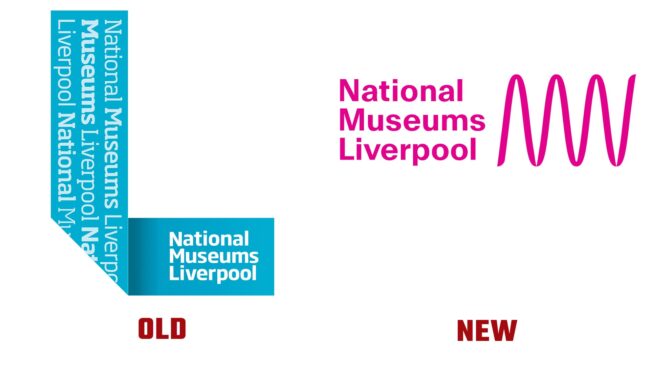 National Museums Liverpool Ancien et du Nouveau Logo (histoire)