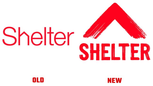Shelter Ancien et du Nouveau Logo (histoire)