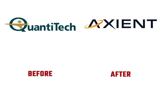 Axient Avant et Après Logo (histoire)