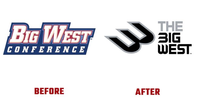 Big West Conference Avant et Après Logo (histoire)