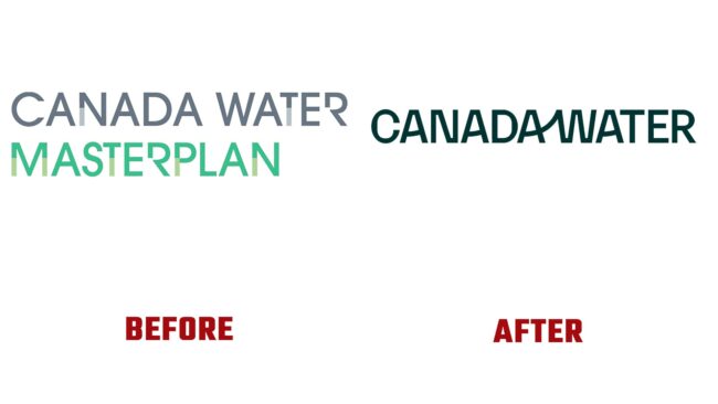 Canada Water Avant et Après Logo (histoire)