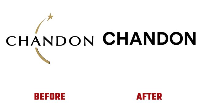 Chandon Avant et Apres Logo (histoire)