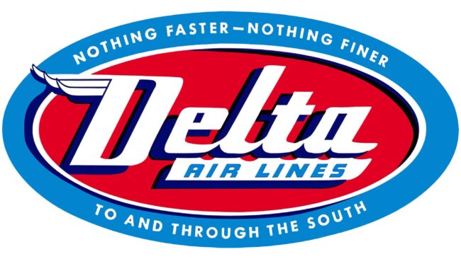 Delta Air Lines (Second era) Logo 1955-1959