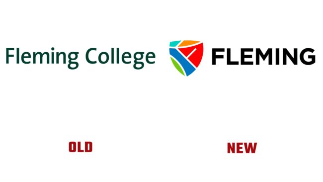 Fleming College Ancien et du Nouveau Logo (histoire)