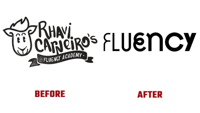 Fluency Academy Avant et Après Logo (histoire)