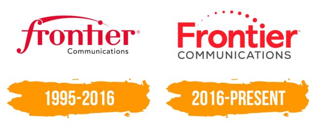 Frontier Communications Logo Histoire
