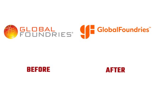 GlobalFoundries Avant et après Logo (histoire)