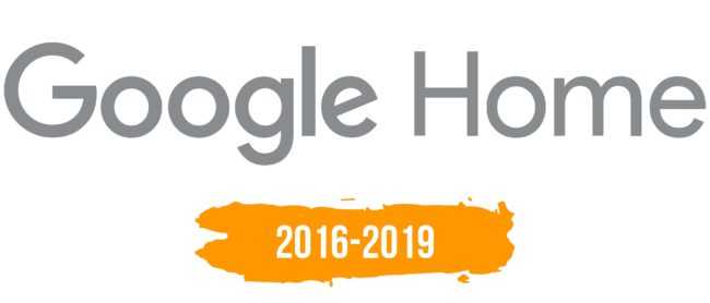 Google Home Logo Histoire