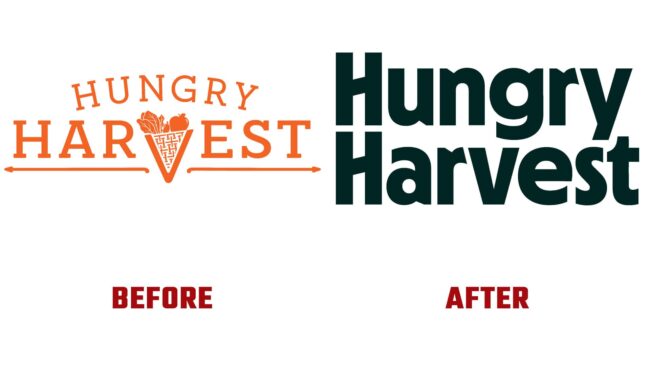 Hungry Harvest Avant et Apres Logo (histoire)