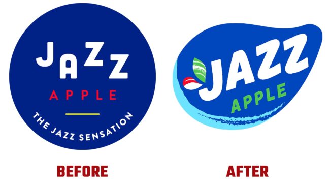 Jazz Apple Avant et Après Logo (histoire)