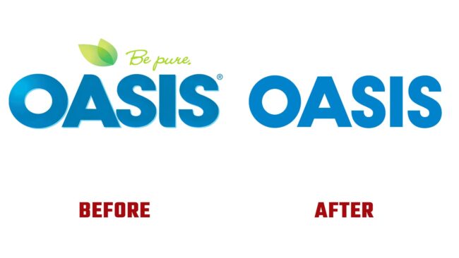 Oasis Avant et Apres Logo (histoire)