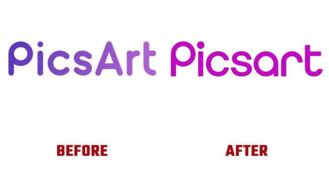 Picsart Avant et Apres Logo (histoire)