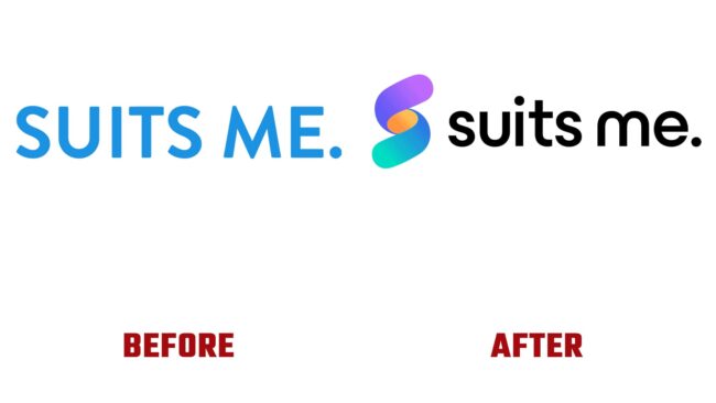 Suits Me Avant et Après Logo (histoire)