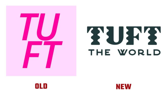 Tuft the World Ancien et du Nouveau Logo (histoire)