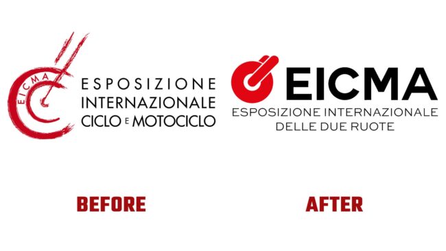 EICMA Avant et Apres Logo (histoire)