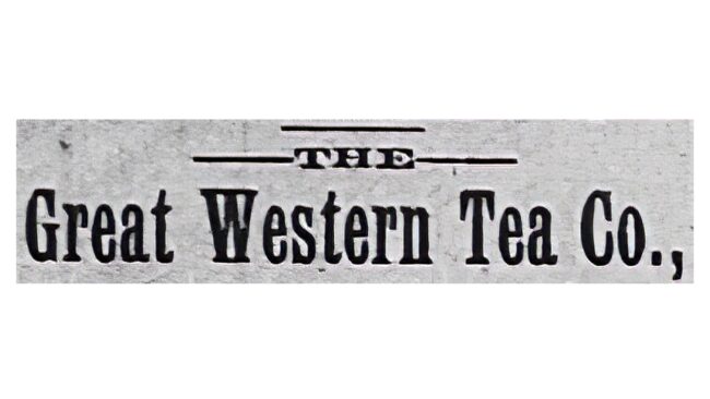 Great Western Tea Company Logo 1883-1902