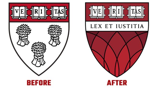 Harvard Law School Avant et Apres Logo (histoire)