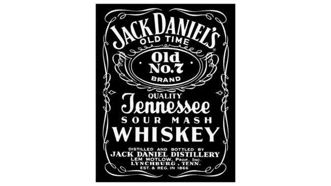 Jack Daniels Logo 1950-1990