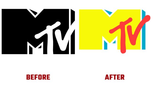 MTV Avant et Après Logo (histoire)